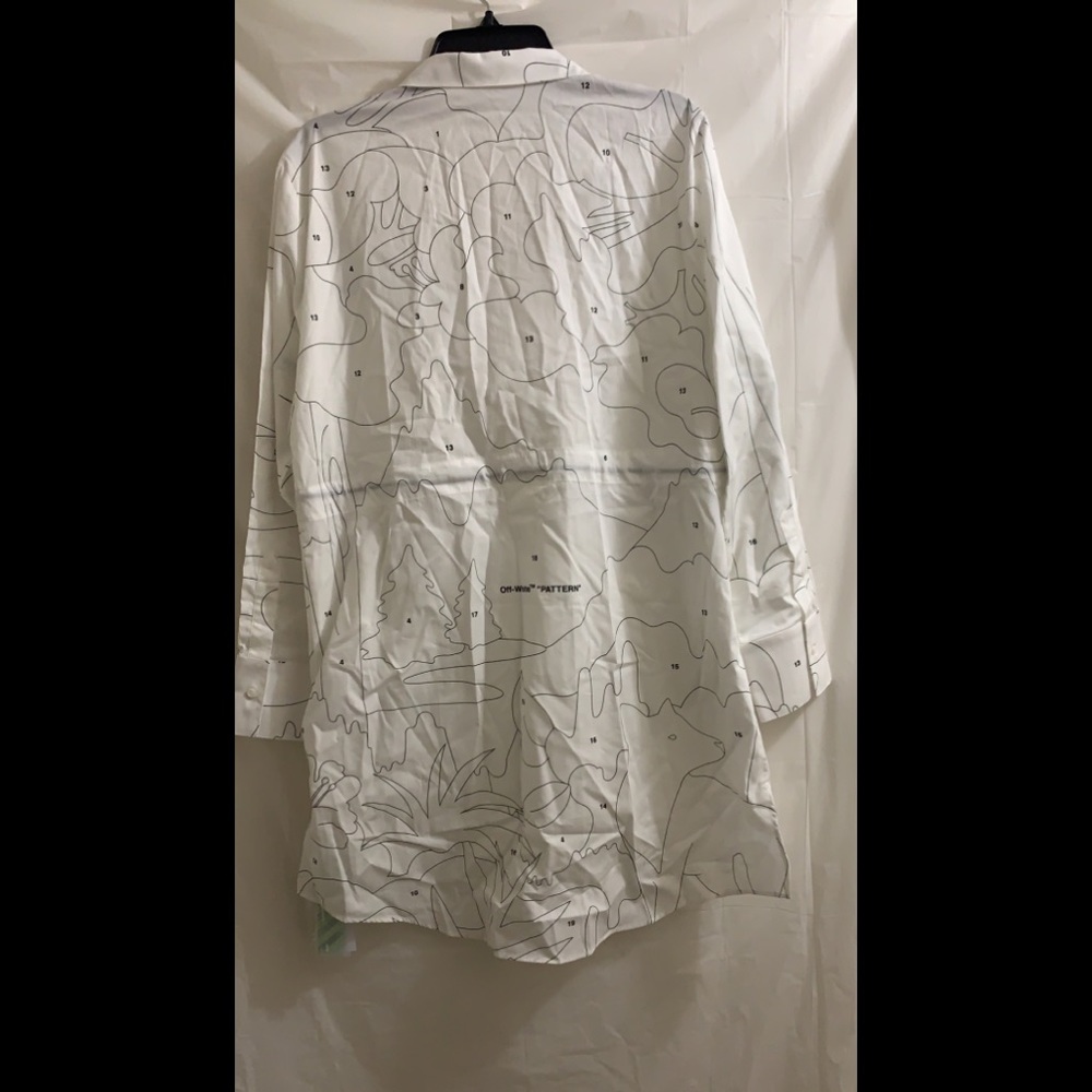❤️HOST PICK 🌹 NWT Off-White Puzzle Coulisse Drawcord Waist Dress - Picture 6 of 12